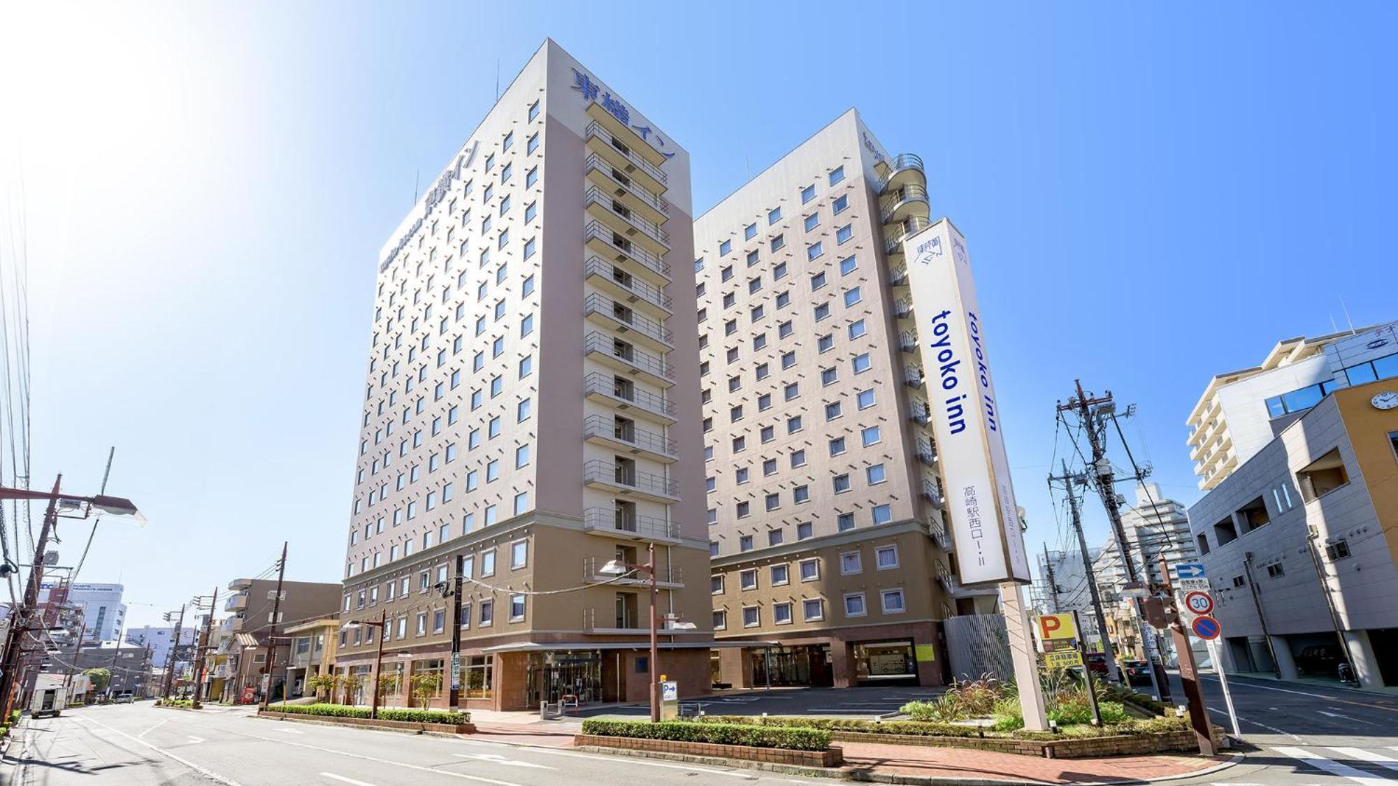 Toyoko Inn Takasaki Eki Nishi Guchi No 1 Exteriör bild